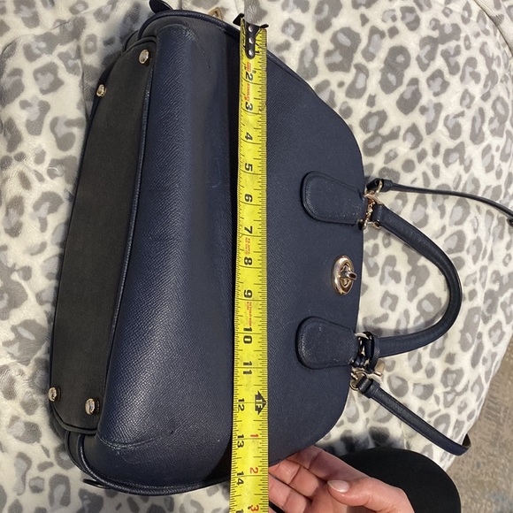 Coach Prince Street Satchel 2-way Leather shoulder/handbag. - Picture 7 of 16